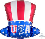 Red White & Blue Tot Hat 18"