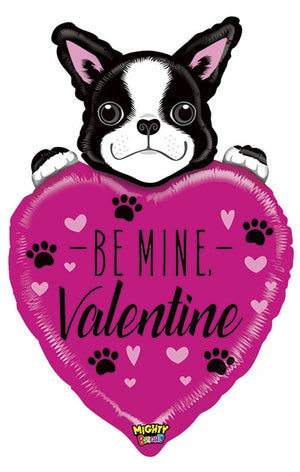 Be Mine Valentine Dog 37"