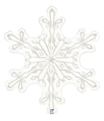 Clear Snowflake 38"