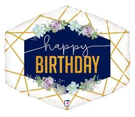 
            
                Load image into Gallery viewer, Geo Navy Birthday 30&amp;quot;
            
        