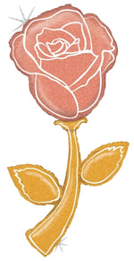 Fresh Picks Watercolor Rose Gold Rose 60"