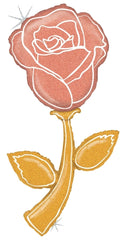 Fresh Picks Watercolor Rose Gold Rose 60