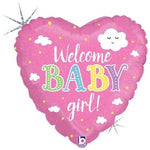 Welcome Baby Girl  18"