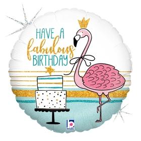 Fabulous Flamingo Birthday 18"