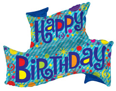 Birthday Banner Shape - Single Pack 36