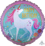 Magical Unicorn Happy Birthday 18"