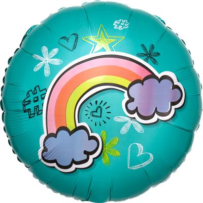 Selfie Celebration Rainbow 17"