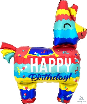 Happy Birthday Piñata Lama