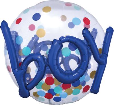 It's A Boy Confetti Dots 36