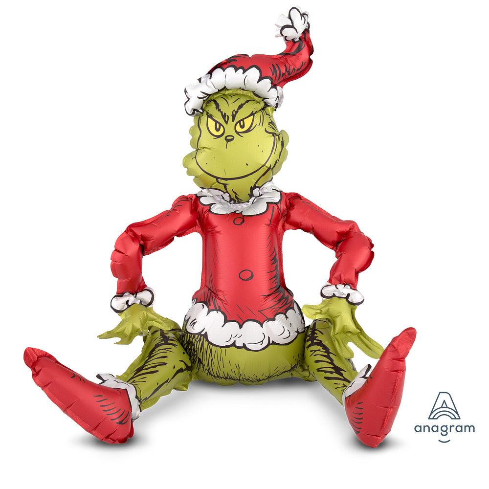 Sitting Santa Grinch 24"