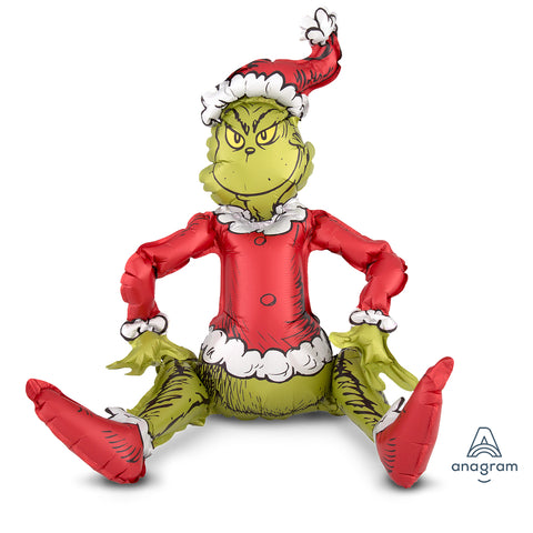 Sitting Santa Grinch 24