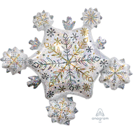 Holographic Snowflake Cluster 32"