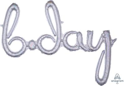 Phrase Script Happy Silver Holographic 39