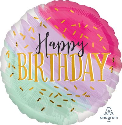Watercolor Birthday JUMBO