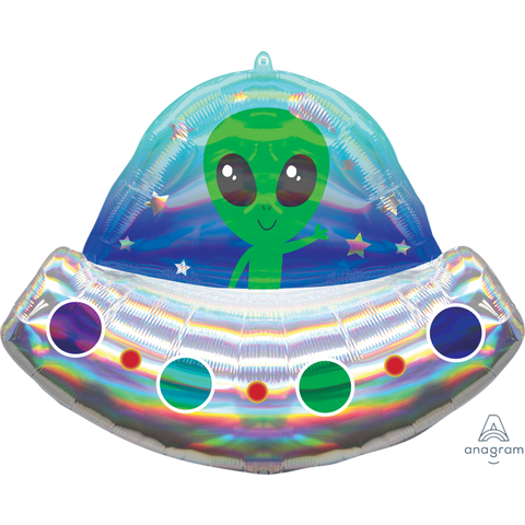 Iridescent Alien Space Ship 28