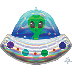 Iridescent Alien Space Ship 28