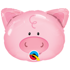 Playful Pig Shaped Foil Balloon | 2 per package - 14