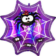 Iridescent Spiderweb 22"