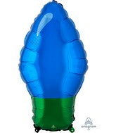 Blue Christmas Bulb 22