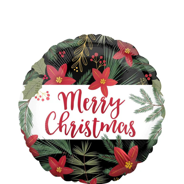 Satin Christmas Flora 18"