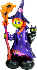Scary Witch with Cat 55