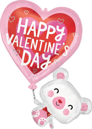 
            
                Load image into Gallery viewer, Floating Valentine&amp;#39;s Bear 26&amp;quot; x 31&amp;quot;
            
        