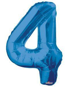
            
                Load image into Gallery viewer, Numbers 0 to 9 Blue Foil Balloon 34&amp;quot; in each. (Choose your number)
            
        