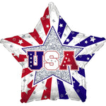 USA stars & stripes 18"