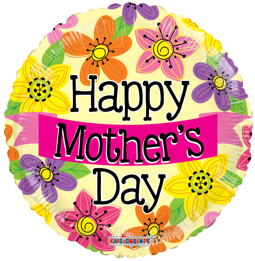 Happy Mother's Day Banner Balloon 18"