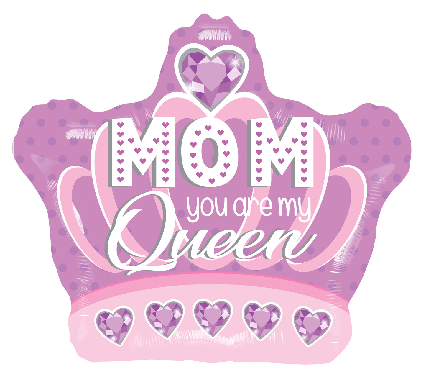 Mom Queen Foil Balloon 18"
