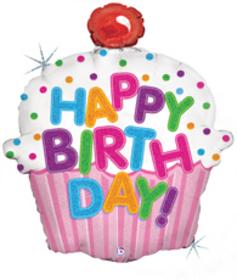 Happy Birthday Cupcake 31"