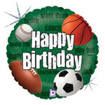 Sports Balls Birthday 18"