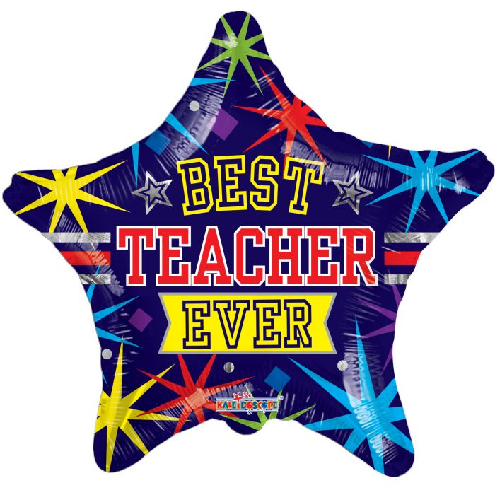 
            
                Load image into Gallery viewer, Best Teacher Ever Stars 18&amp;quot;
            
        