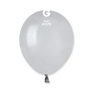 
            
                Load image into Gallery viewer, Solid Balloon Grey A50-070 | 100 balloons per package of 5&amp;#39;&amp;#39; each
            
        