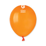 Solid Balloon Orange  A50-004  | 100 balloons per package of 5'' each