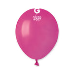 Solid Balloon Fuchsia  A50-007  | 100 balloons per package of 5'' each