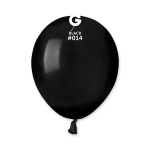 
            
                Load image into Gallery viewer, Solid Balloon Black A50-014  | 100 balloons per package of 5&amp;#39;&amp;#39; each
            
        