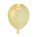Solid Balloon Baby Yellow A50-043  | 100 balloons per package of 5'' each