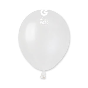 
            
                Load image into Gallery viewer, Metallic Balloon White AM50-029  | 100 balloons per package of 5&amp;#39;&amp;#39; each
            
        
