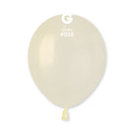 Metallic Balloon Ivory AM50-058  | 100 balloons per package of 5'' each