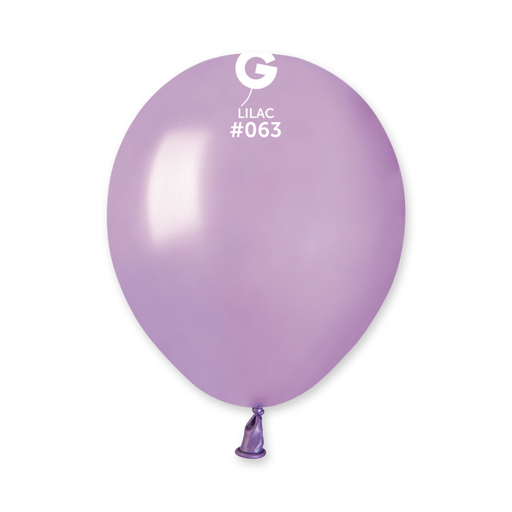 Metallic Balloon Lavander AM50-063  | 100 balloons per package of 5'' each