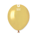 Metallic Balloon Dorato AM50-074  | 100 balloons per package of 5'' each