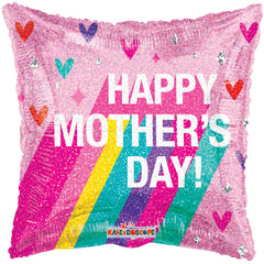 Mother's Day Rainbow Foil Balloon 18