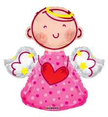 Angel Pink Shape Balloon 28