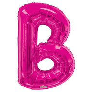 Letters A to Z Hot Pink Foil Balloon - 14" and 34" in each. (Choose your letter and Size)