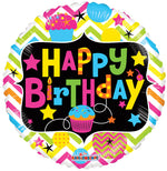Birthday With Cupcake Neon Gellibean – Single Pack 18"