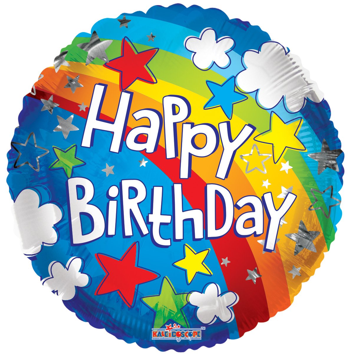 Birthday Rainbow Foil Balloon - 18" in.