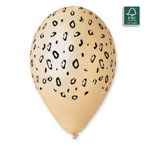 Cheetah Printed Balloon GS110-417 Blush | 50 balloons per package of 12'' each