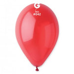 Crystal Balloon Red G110-042 | 50 Balloons per Package of 12" each | Gemar Balloons USA
