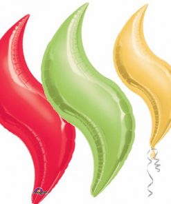 Curve Foil Balloon - 19" in each (Choose your color)